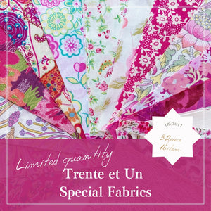 Trente et Un Special Fabrics　import 約11.5cm角32枚セット