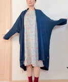 【製品】フランダースリネンのAラインワンピース（パフ半袖）