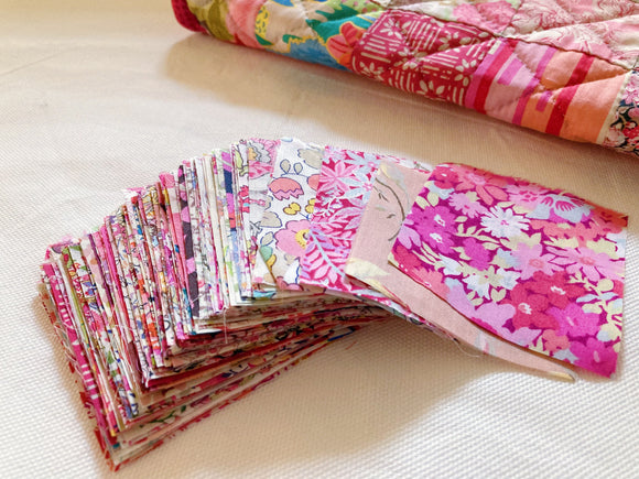 Special Fabrics　約6cm角100種100枚セット（キルトダイアリー2021年秋号掲載分）