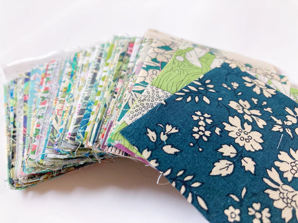 Special Fabrics 《グリーン系》 約6cm角100種100枚セット