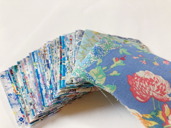 Special Fabrics 《スカイブルー系》 約6cm角100種100枚セット