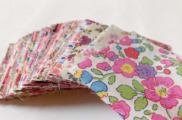 Special Fabrics 《ピンク系》 約6cm角100種100枚セット